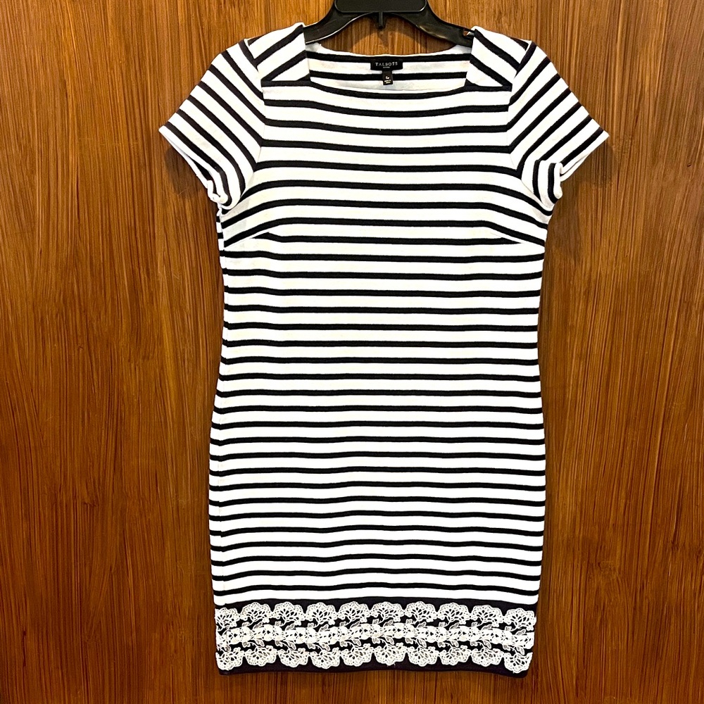 Talbots Petites Striped Dress *HOST PICK*